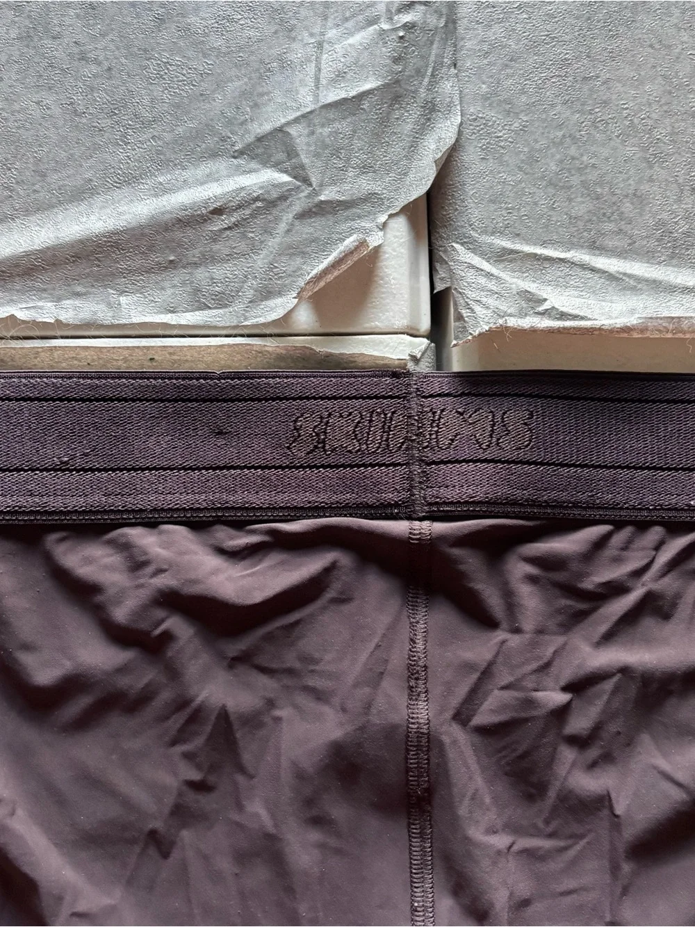 Skims 6 inch inseam mauve brown underwear